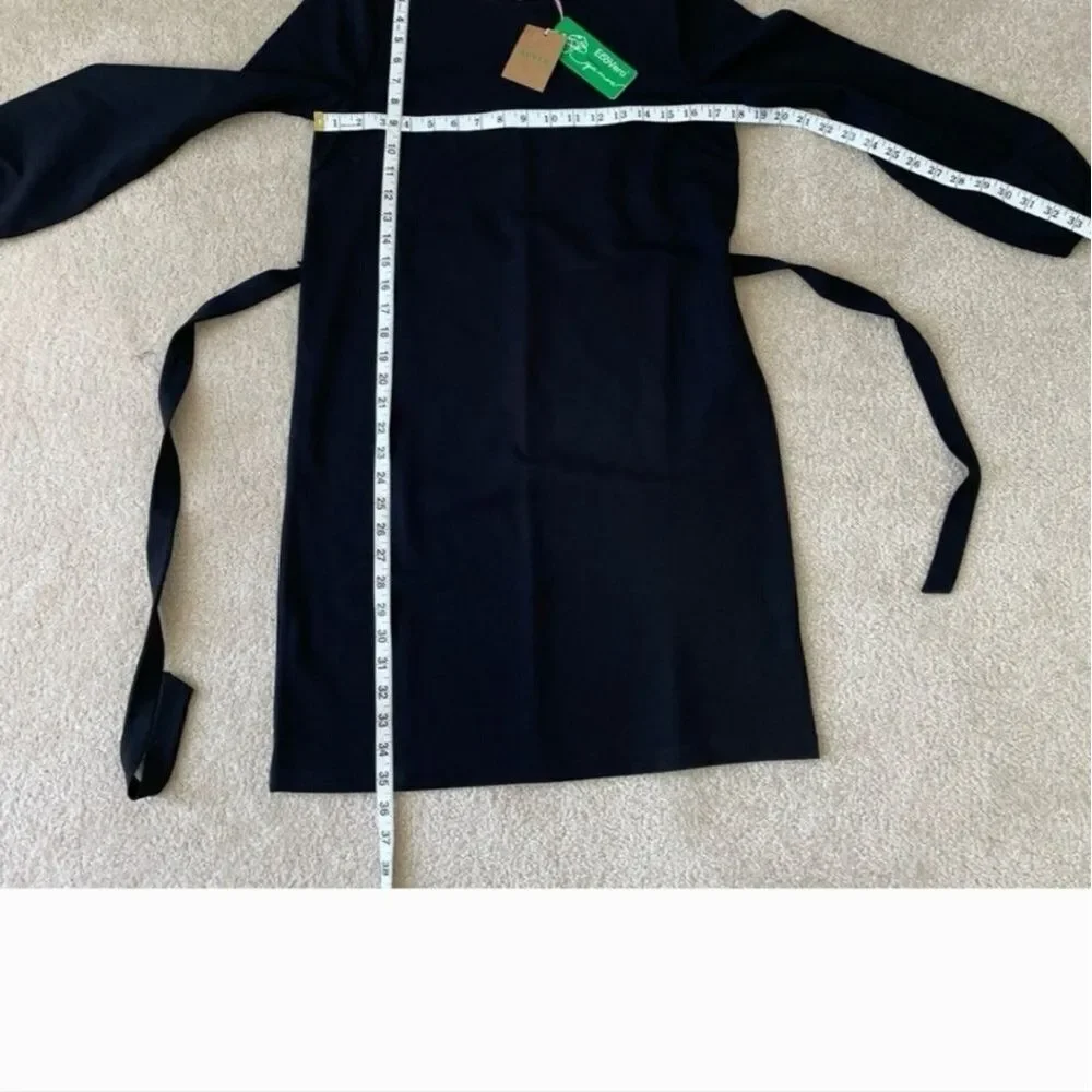 Boden Womens little black dress style Violet Ponte Shift size 6 ladies sleeves - Picture 13 of 16